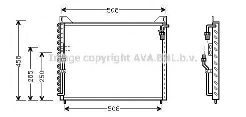 Конденсатор, кондиционер AVA QUALITY COOLING MS5215