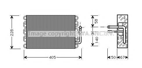 Испаритель, кондиционер AVA QUALITY COOLING MSV019