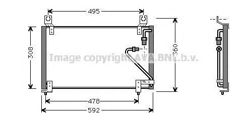 Конденсатор, кондиционер AVA QUALITY COOLING MZ5102