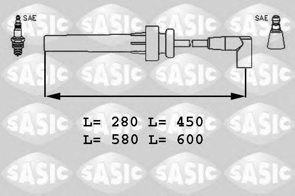Комплект проводов зажигания SASIC 9286014
