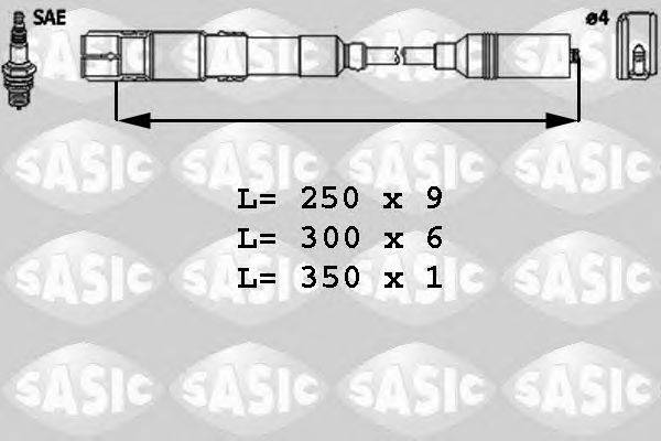 Комплект проводов зажигания SASIC 9286024