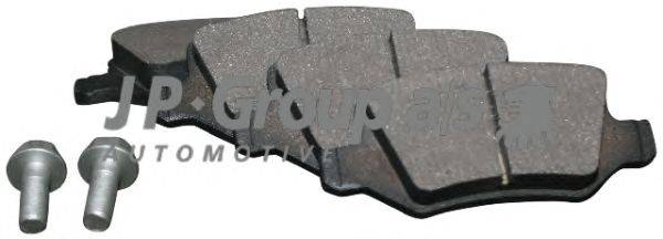 Комплект тормозных колодок, дисковый тормоз JP GROUP 1363701410