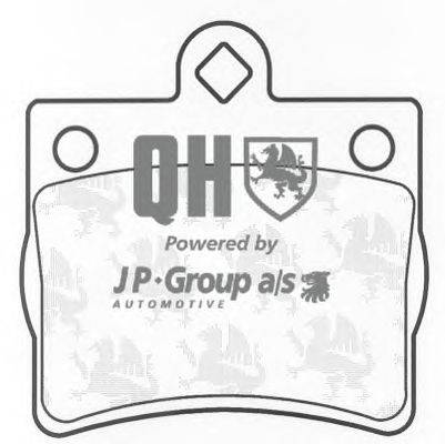 Комплект тормозных колодок, дисковый тормоз JP GROUP BP1062