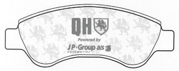 Комплект тормозных колодок, дисковый тормоз JP GROUP BP1278