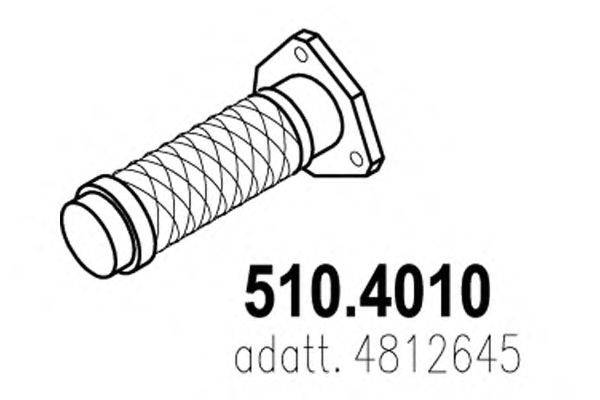 Гофрированная труба, выхлопная система ASSO 5104010