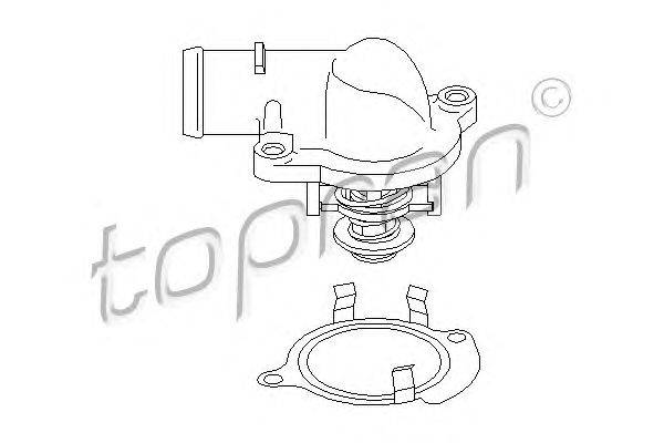 Термостат, охлаждающая жидкость TOPRAN 112 244