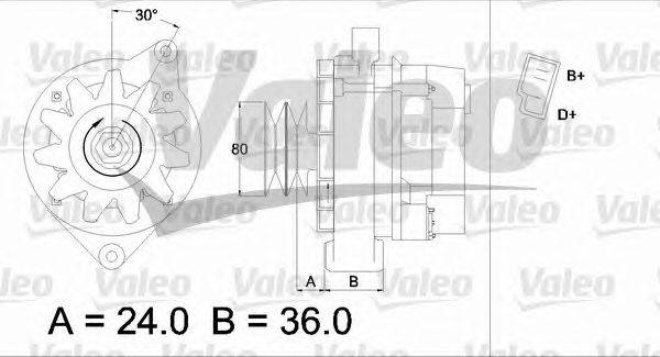 Генератор VALEO 433477