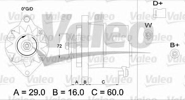 Генератор VALEO 433482