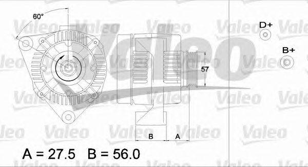 Генератор VALEO 436678