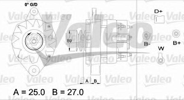 Генератор VALEO 436716