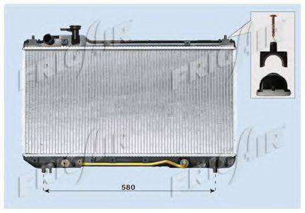 Радиатор, охлаждение двигателя FRIGAIR 0115.3105