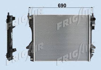 Радиатор, охлаждение двигателя FRIGAIR 0129.3006