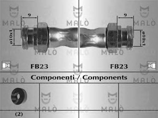Тормозной шланг MALÒ 80303