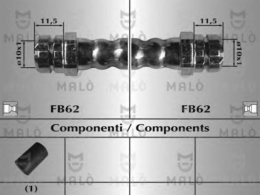 Тормозной шланг MALÒ 80724