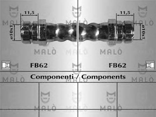Тормозной шланг MALÒ 81059
