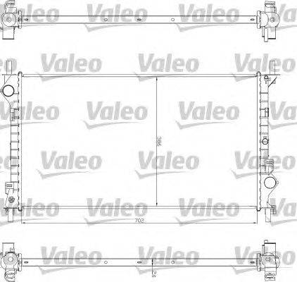 Радиатор, охлаждение двигателя VALEO 735043