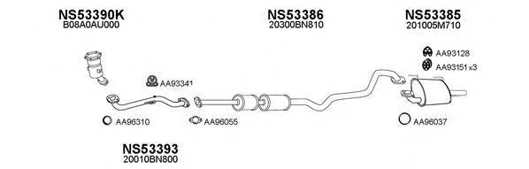 Система выпуска ОГ VENEPORTE 530127