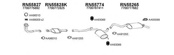 Система выпуска ОГ VENEPORTE 550328