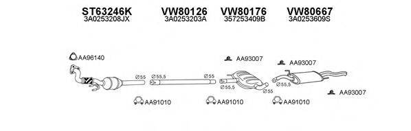 Система выпуска ОГ VENEPORTE 800438