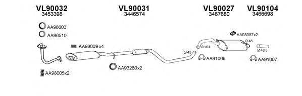 Система выпуска ОГ VENEPORTE 900089