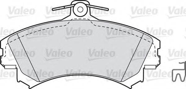 Комплект тормозных колодок, дисковый тормоз VALEO 21920