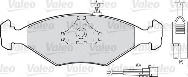 Комплект тормозных колодок, дисковый тормоз REMSA 28112
