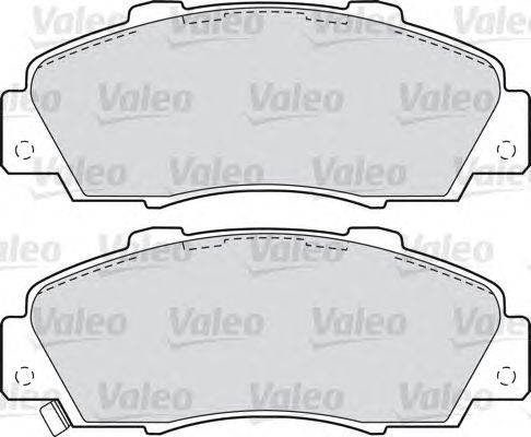 Комплект тормозных колодок, дисковый тормоз VALEO 551772