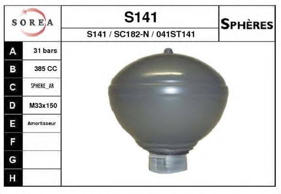 Гидроаккумулятор, подвеска / амортизация EAI S141