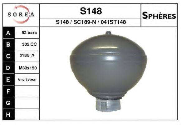 Гидроаккумулятор, подвеска / амортизация EAI S148