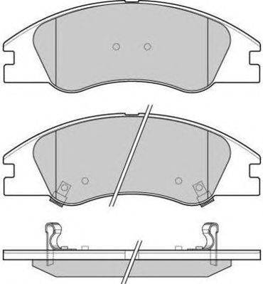 Комплект тормозных колодок, дисковый тормоз FREMAX FBP1551
