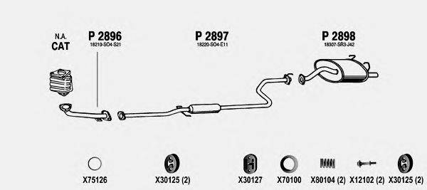 Система выпуска ОГ FENNO HO205