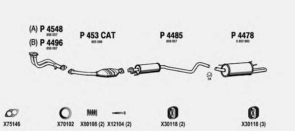 Система выпуска ОГ FENNO OP208