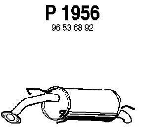 Глушитель выхлопных газов конечный FENNO P1956