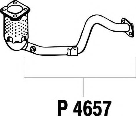 Труба выхлопного газа FENNO 4657