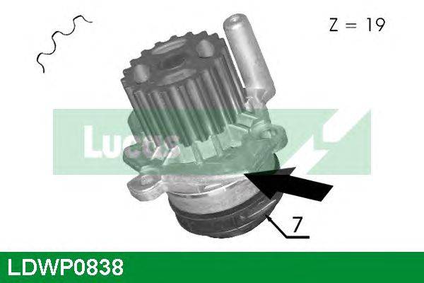 Водяной насос LUCAS ENGINE DRIVE LDWP0838