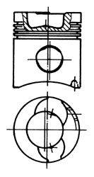 Поршень KOLBENSCHMIDT 90337600