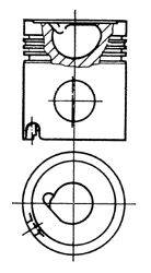 Поршень KOLBENSCHMIDT 93721600
