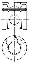 Поршень KOLBENSCHMIDT 94436600
