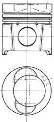 Поршень KOLBENSCHMIDT 94488600