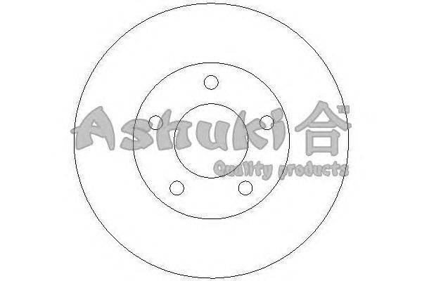 Тормозной диск ASHUKI QC10-13