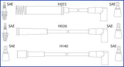 Комплект проводов зажигания HÜCO 134225