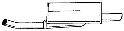 Глушитель выхлопных газов конечный SIGAM 12632