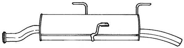 Глушитель выхлопных газов конечный SIGAM 45649