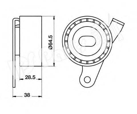 Устройство для натяжения ремня, ремень ГРМ IPS Parts ITB-6210