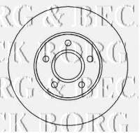 Тормозной диск BORG & BECK BBD4451
