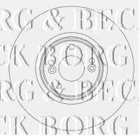 Тормозной диск BORG & BECK BBD5929S