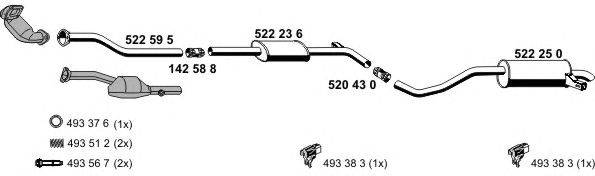Система выпуска ОГ ERNST 100456