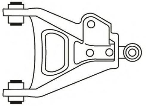 Рычаг независимой подвески колеса, подвеска колеса FRAP 1538