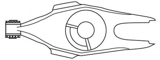 Рычаг независимой подвески колеса, подвеска колеса FRAP 2584