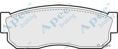 Комплект тормозных колодок, дисковый тормоз APEC braking PAD379